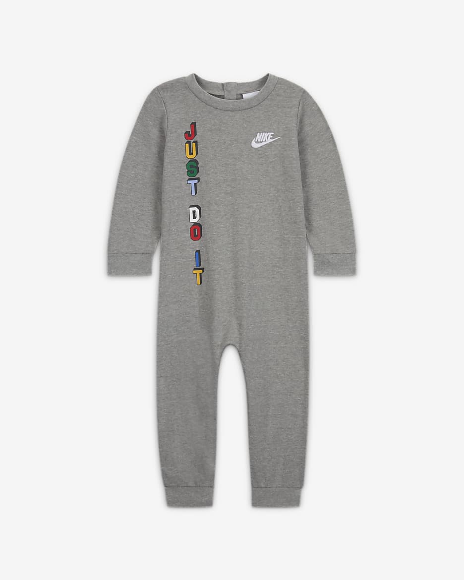 Nike Baby 12 24M Just Do It Coverall. Nike